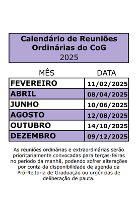 calendário cog 2025