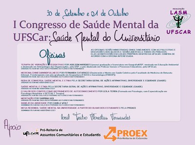 1 Congresso de Saúde Mental