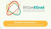 Publicação: Anais do III Congresso de Ensino de Graduação - 2017